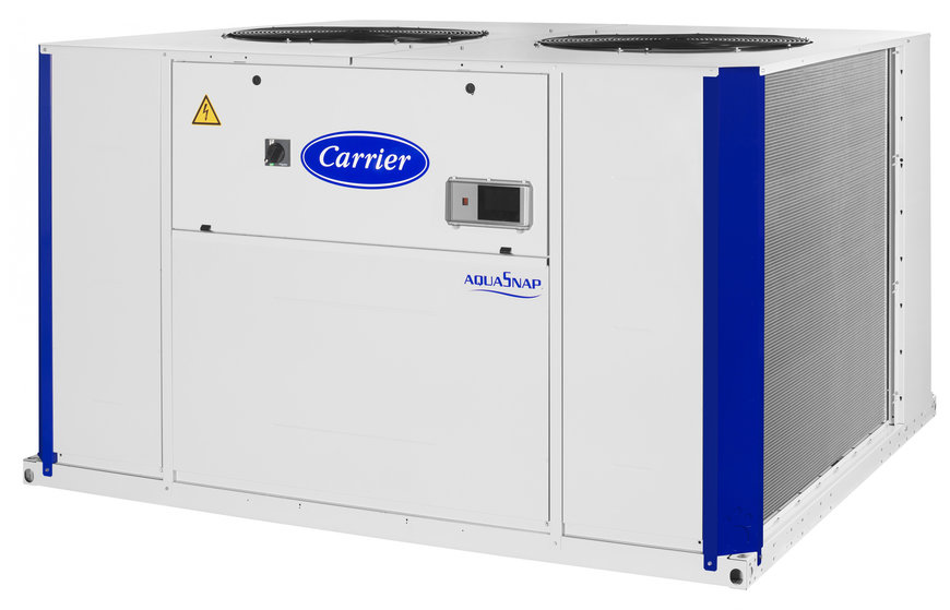 La gamme de refroidisseurs scroll à condensation par air Carrier AquaSnap désormais disponible en version R-32